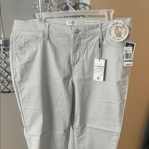Curve Women's Light Gray Skinny Jeans